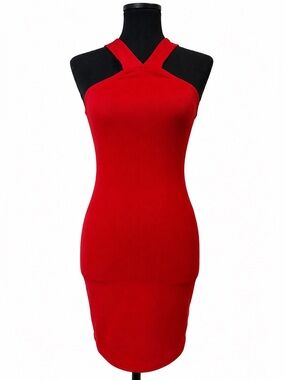 Missguided Red Bodycon Dress